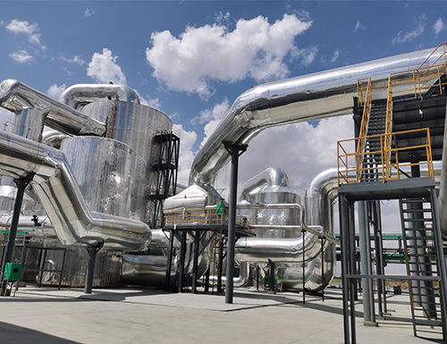 內(nèi)蒙古金鄂博氟化工有限公司-40萬噸硫鐵礦制酸裝置全部保溫工程 內(nèi)蒙古金鄂博氟化工有限公司-40萬噸硫鐵礦制酸裝置全部保溫工程